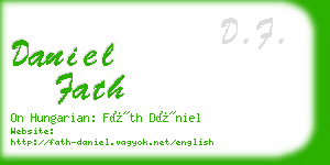 daniel fath business card